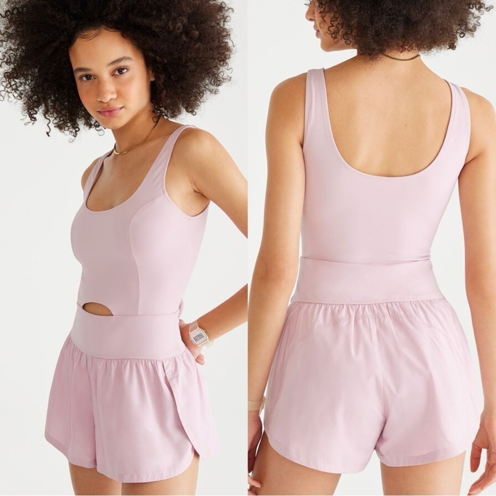Aeropostale Aero Pink Active Romper